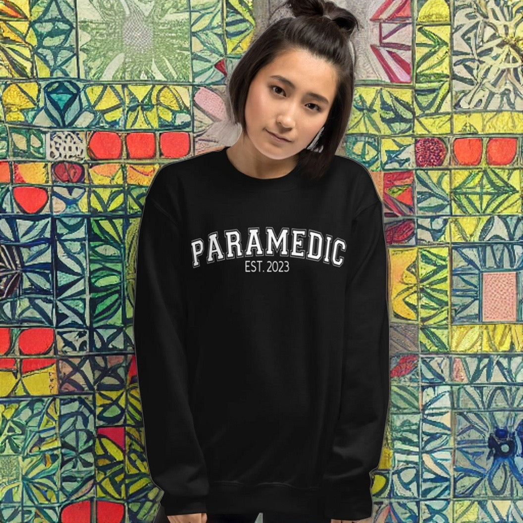 Unisex CUSTOMIZABLE Paramedic Varsity Sweatshirt