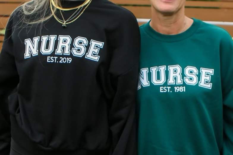 Unisex  CUSTOMIZABLE Nurse Varsity Sweatshirt