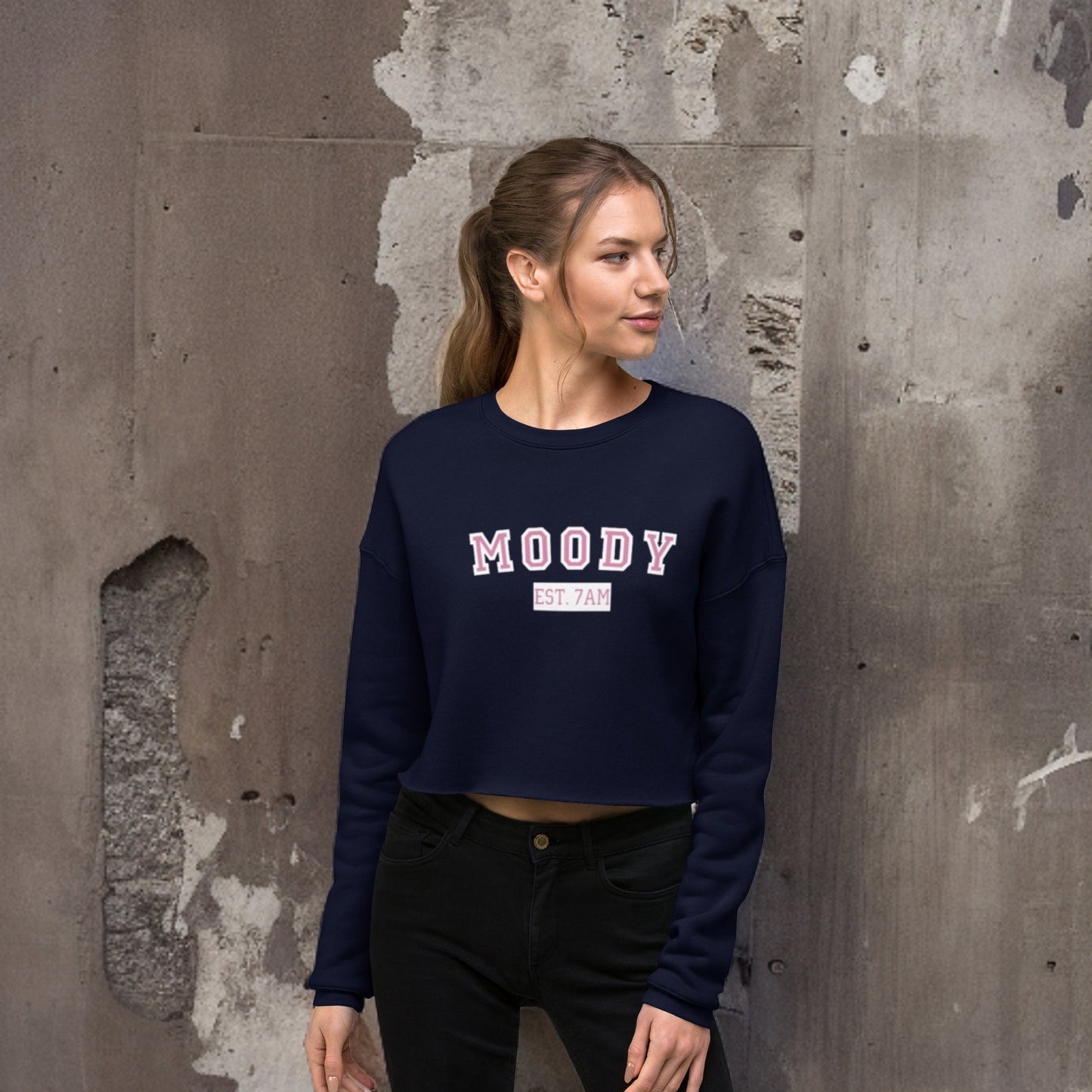 Moody Cropped Crew