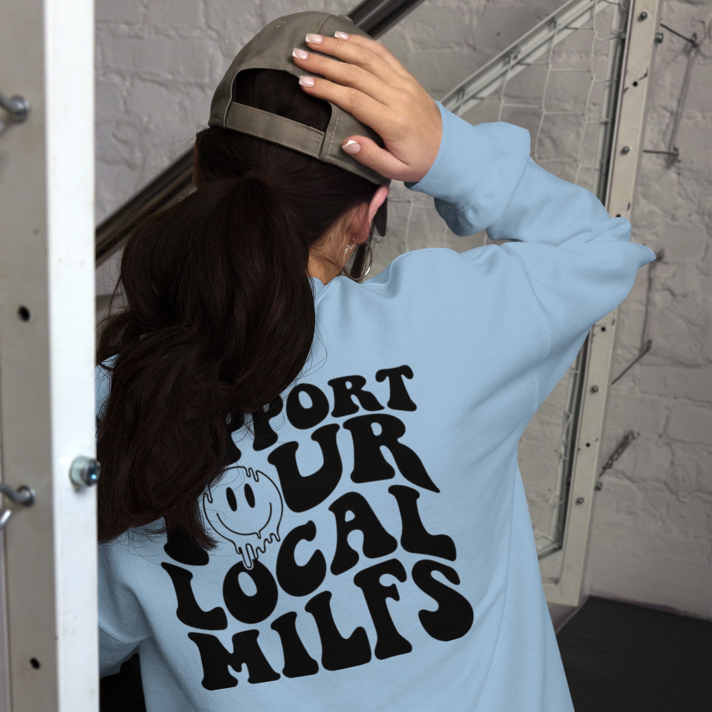 Unisex Support Your Local Milfs Crew Neck