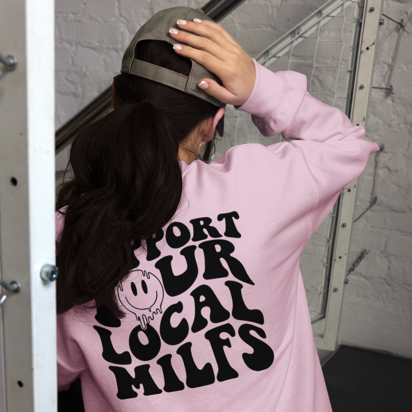 Unisex Support Your Local Milfs Crew Neck