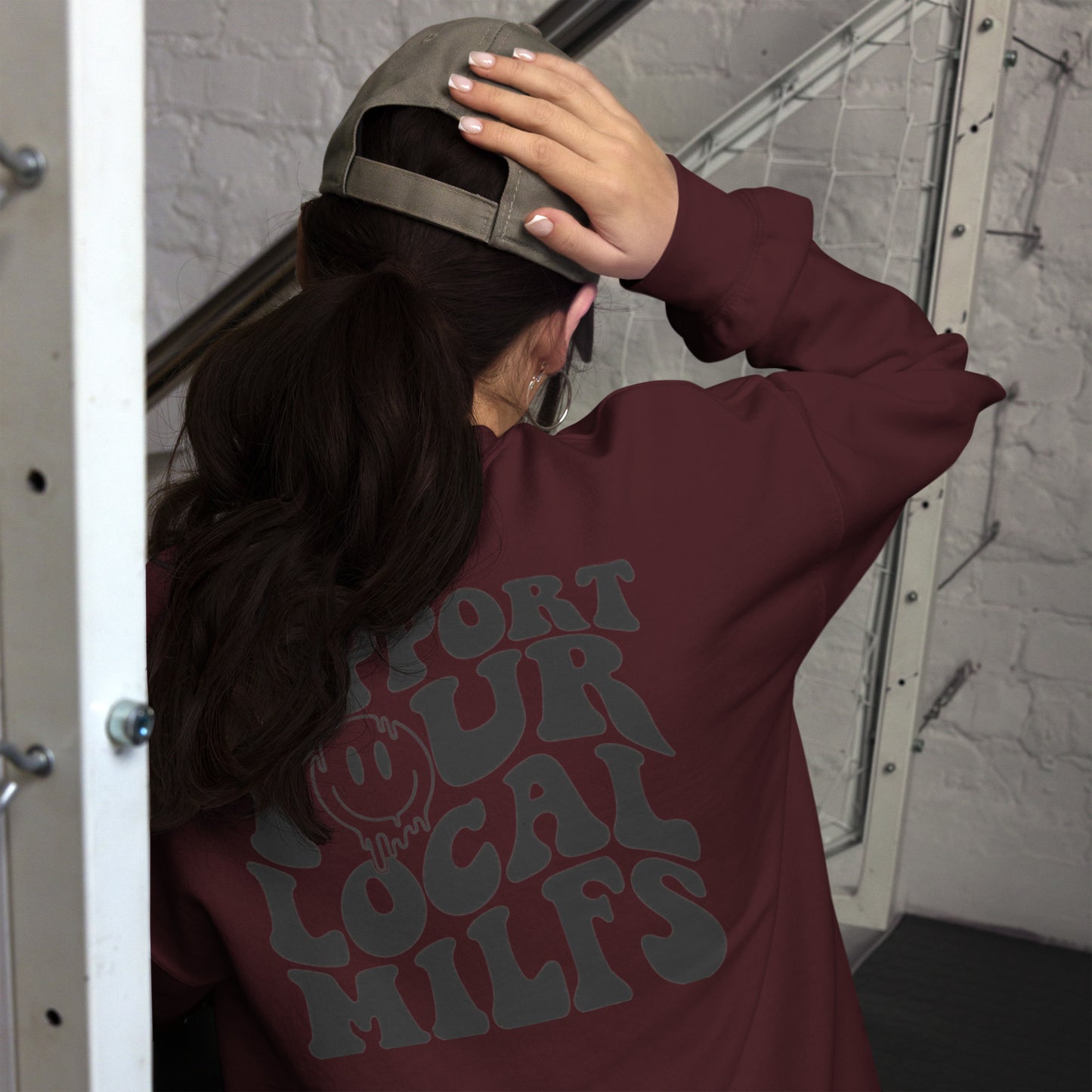 Unisex Support Your Local Milfs Crew Neck