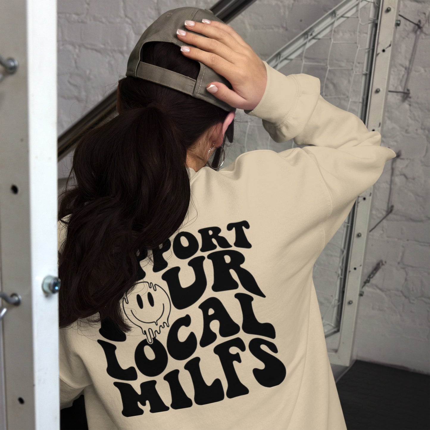 Unisex Support Your Local Milfs Crew Neck