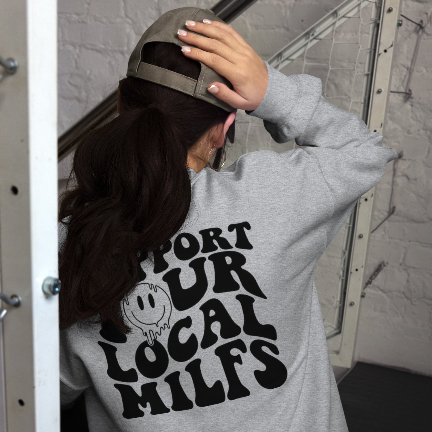 Unisex Support Your Local Milfs Crew Neck