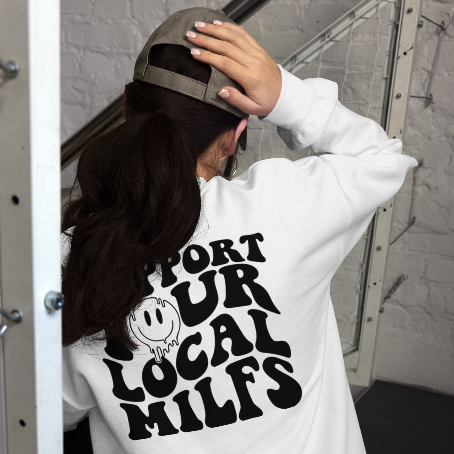 Unisex Support Your Local Milfs Crew Neck