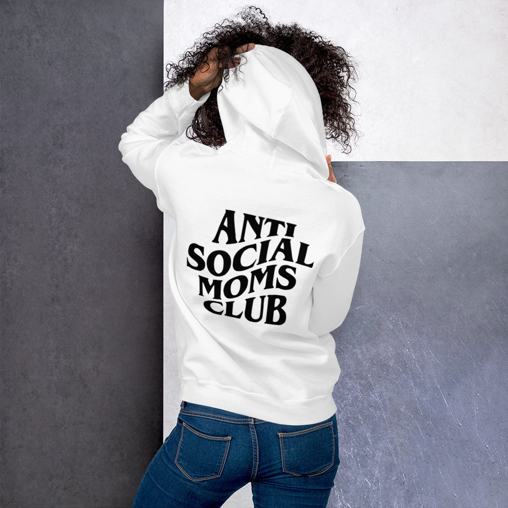 Unisex ANTI SOCIAL MOMS CLUB Hoodie - Black