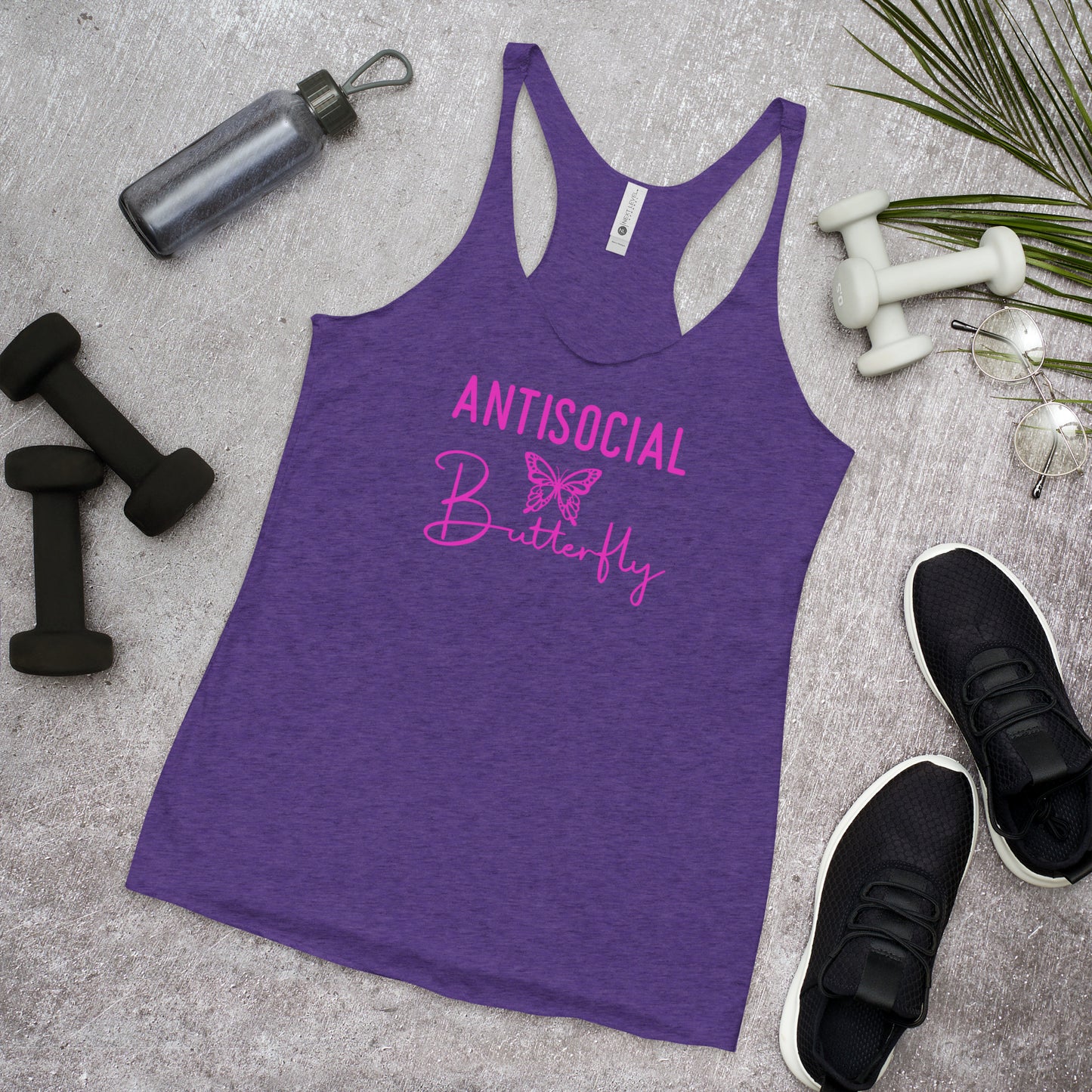 Women's Anti-Social Butterfly Tank