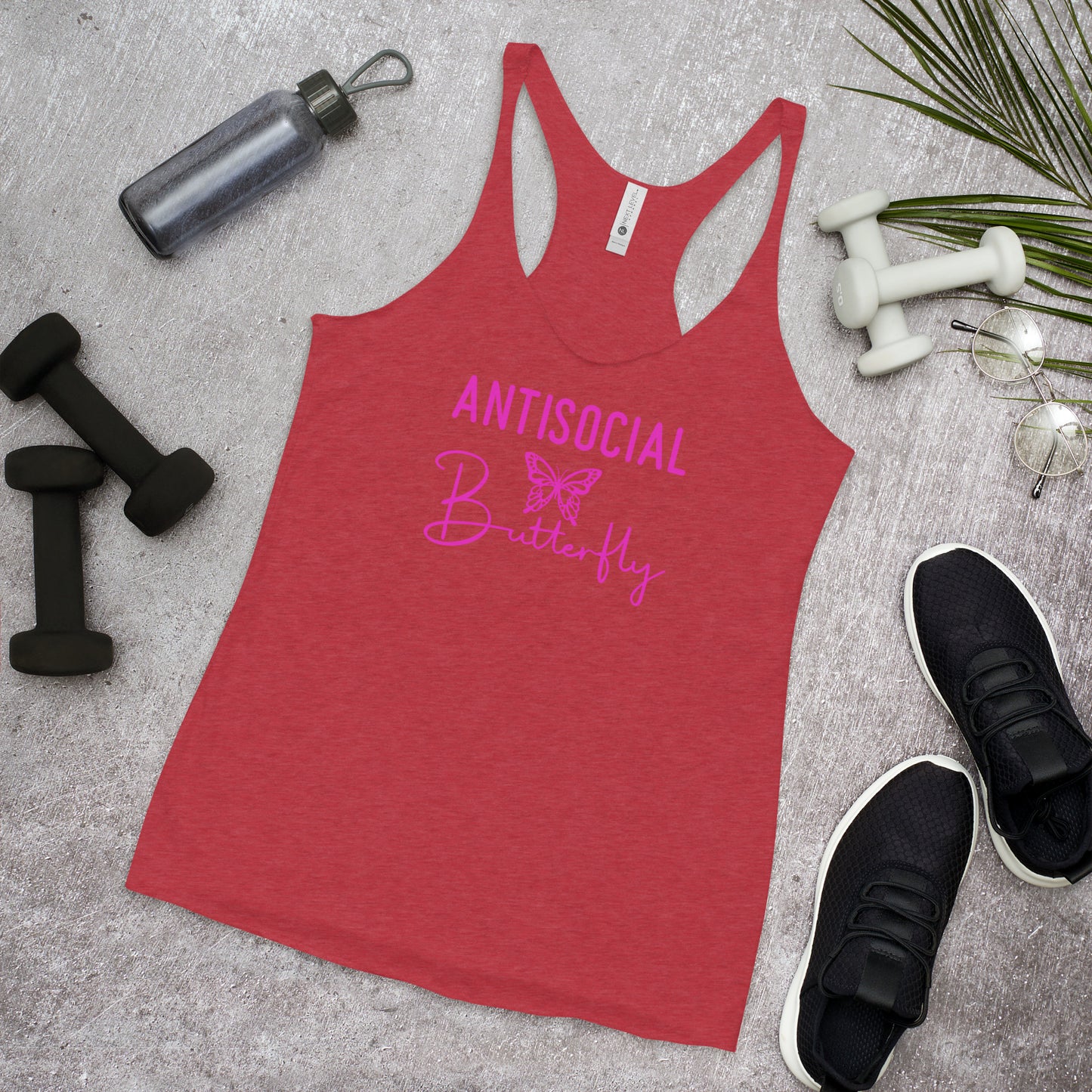 Women's Anti-Social Butterfly Tank