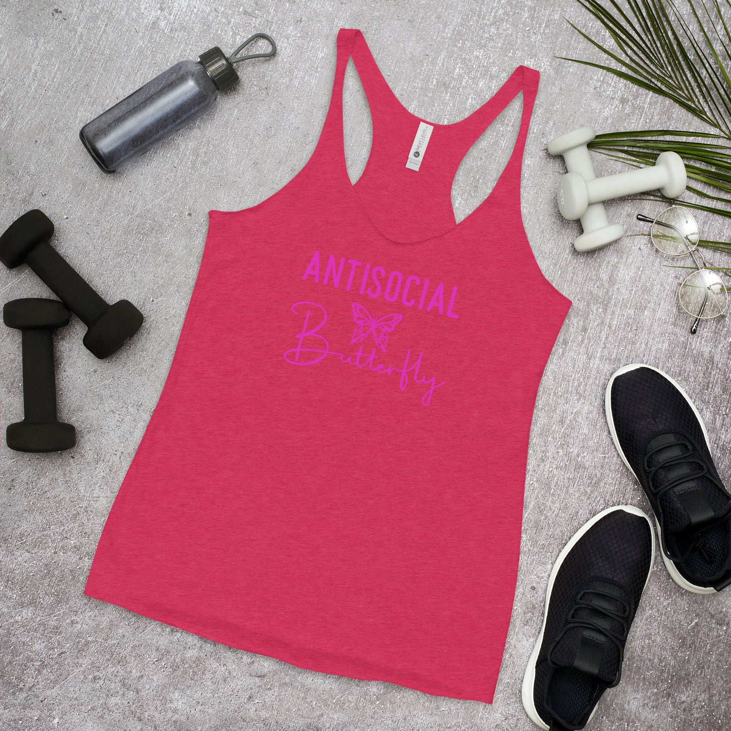 Women's Anti-Social Butterfly Tank