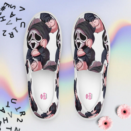 Women’s slip-on SCREAM BABY SCREAM canvas shoes