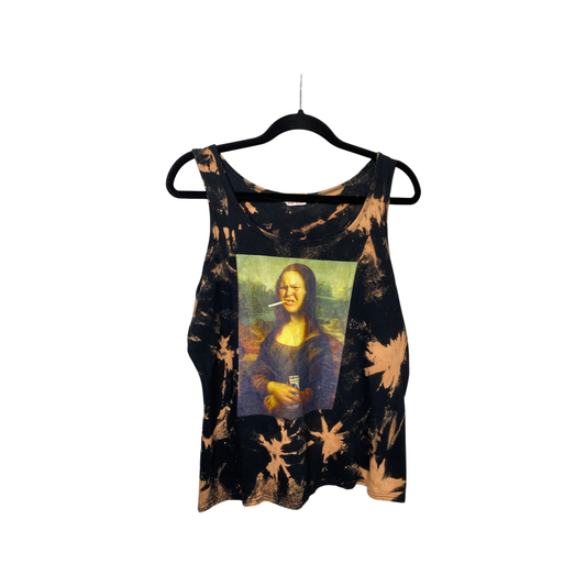 OOAK UNISEX LARGE SMOKING MONA TANK